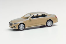 Herpa 430869-002 - H0 - Mercedes-Benz S-Klasse - metallic kalahariagold